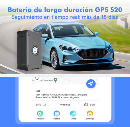Localizador GPS Antirrobo para Coches, Motos y Camiones | Seguimiento en Tiempo Real
