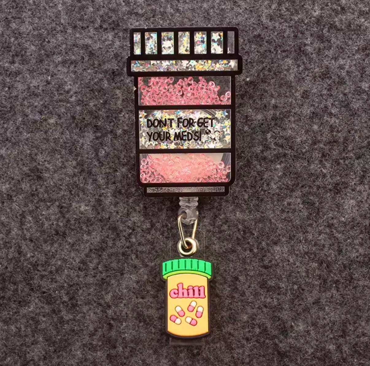 Portatarjetas retráctil, exposición, tarjeta de nombre de Enfermera