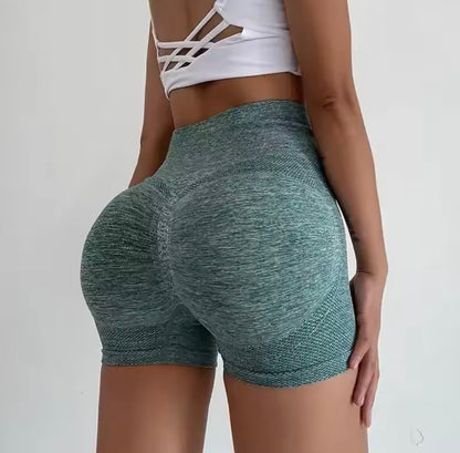Conjunto de Yoga sin Costuras para Mujer | Ropa Deportiva de Gimnasio con Top y Pantalones Cortos