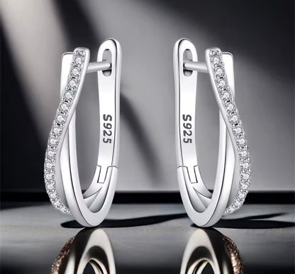 Pendientes Estrella Trenzada Plata 925 | Joyería Fina Mujer