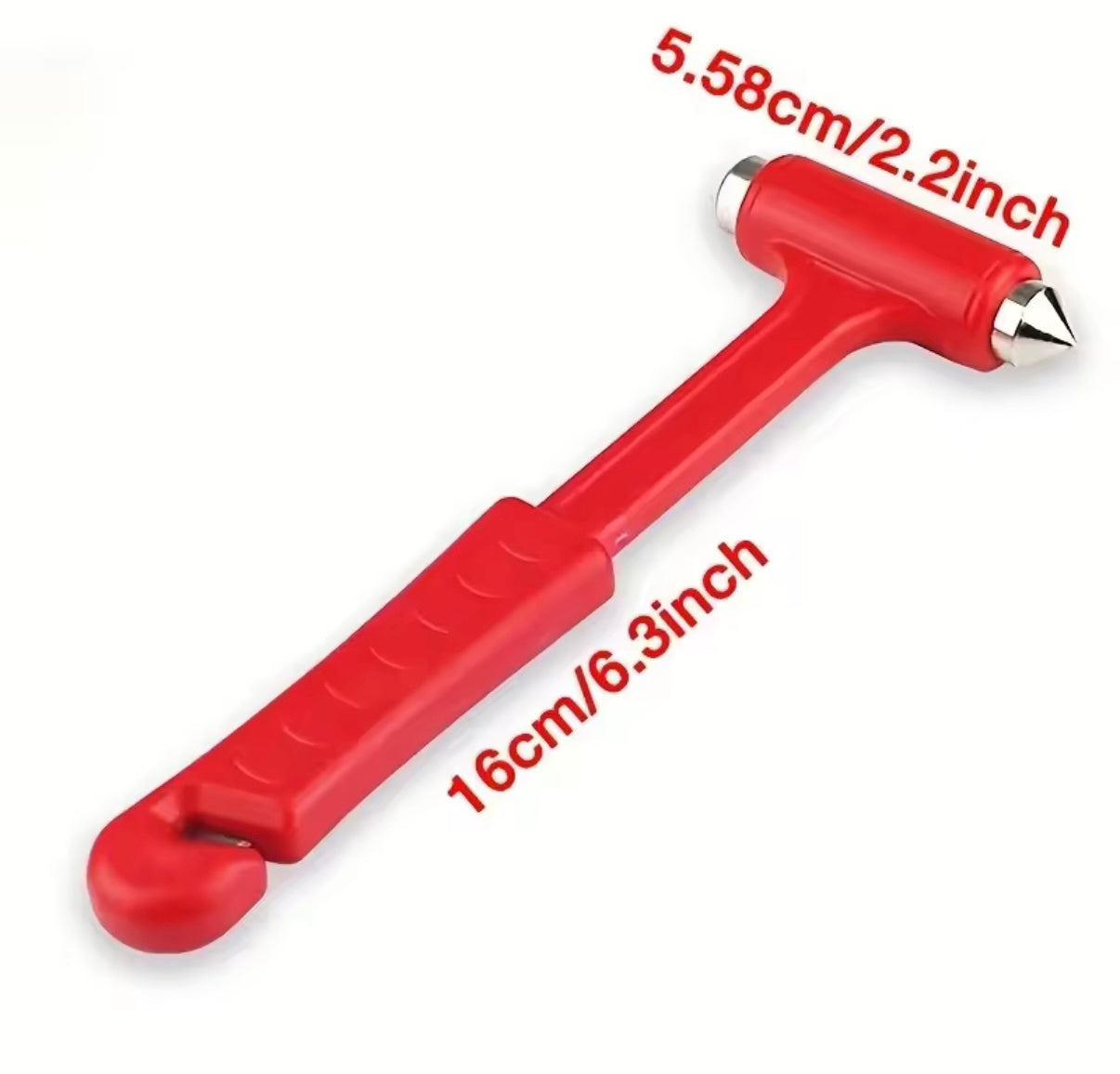 Martillo de Escape de seguridad de emergencia dos en uno para coche.