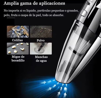 Aspiradora de Mano Inalámbrica para Coche | Potente Succión para Detailing Interior