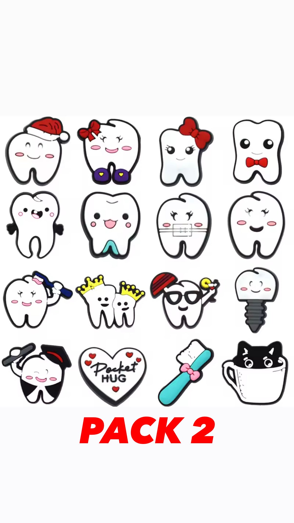 Amuletos para zapatos de  Crocs, alfileres médicos de enfermera.