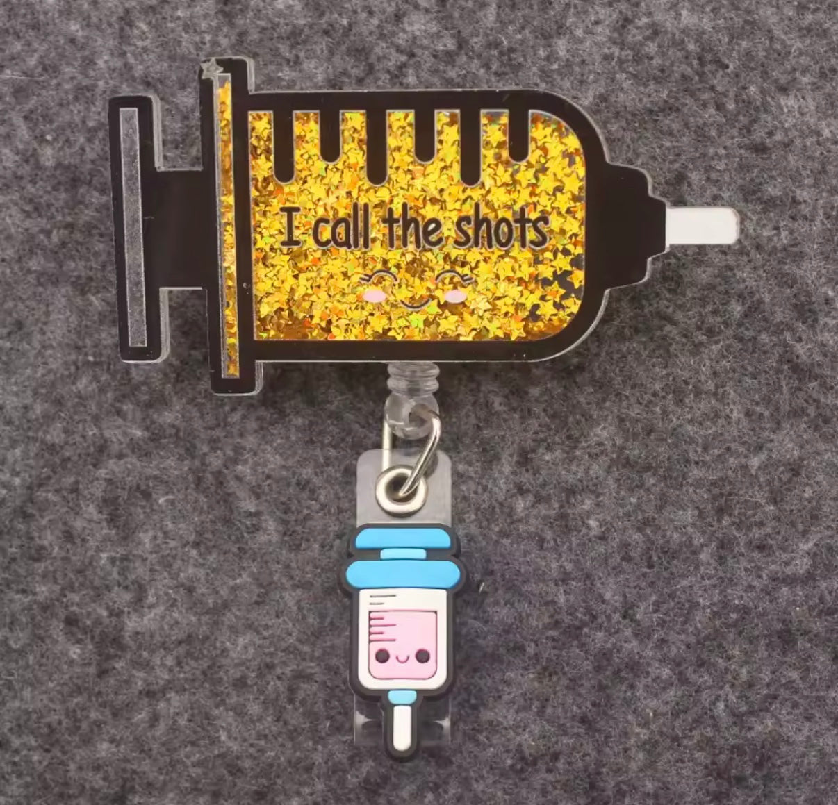 Portatarjetas retráctil, exposición, tarjeta de nombre de Enfermera