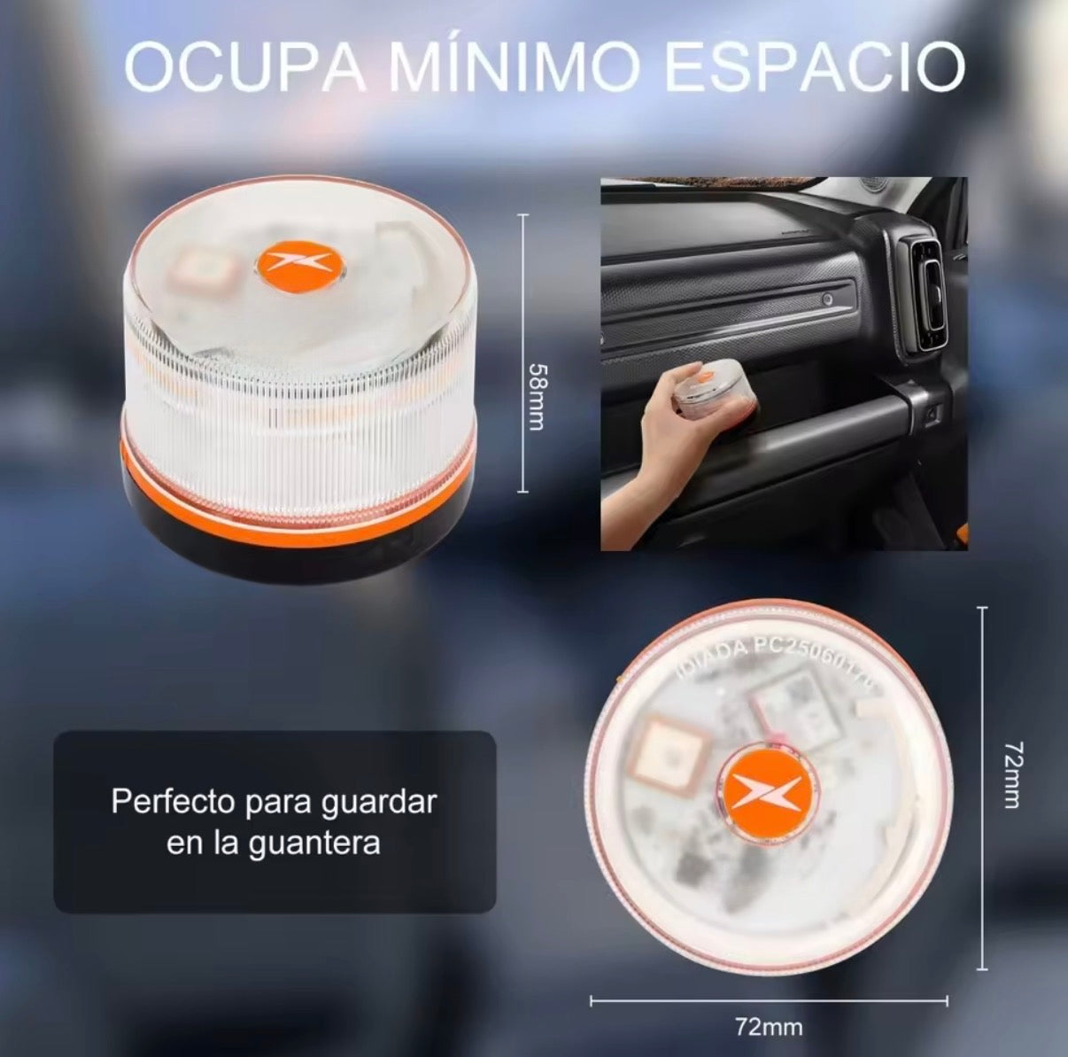 Baliza V16 Homologada DGT con Geolocalizador y Luz LED