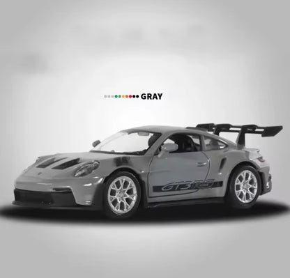 Porsche 911 GT3 RS 1:36 – Coche Miniatura de Aleación | Deportivo con Retrofricción | Juguete Coleccionable