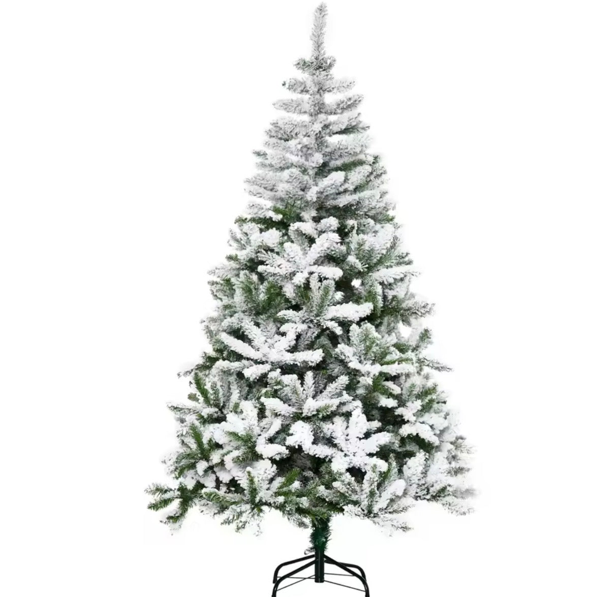 Árbol de Navidad Artificial 120/180 cm con Nieve y 750 Ramas