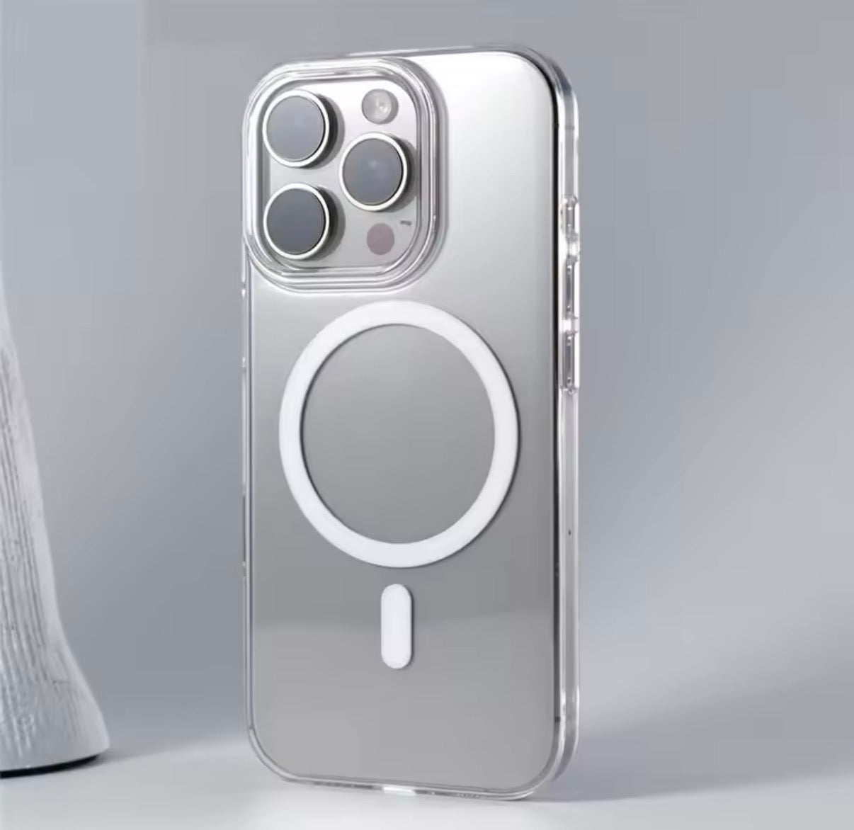 Funda Transparente MagSafe para iPhone 17 16 15 14 13 Pro Max