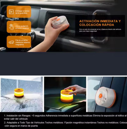 Baliza V16 Homologada DGT con Geolocalizador y Luz LED Obligatoria 2026