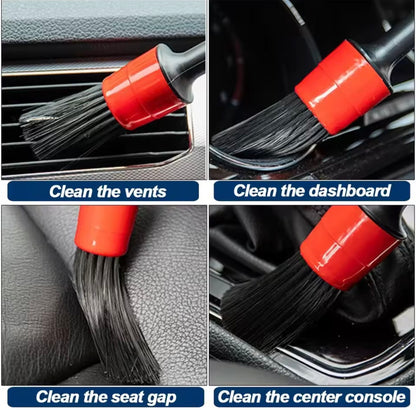 Kit de Limpieza de Coche 36 Piezas con Cepillos para Taladro – Set Profesional de Detailing para Interior, Llantas, Rejillas y Tapicería