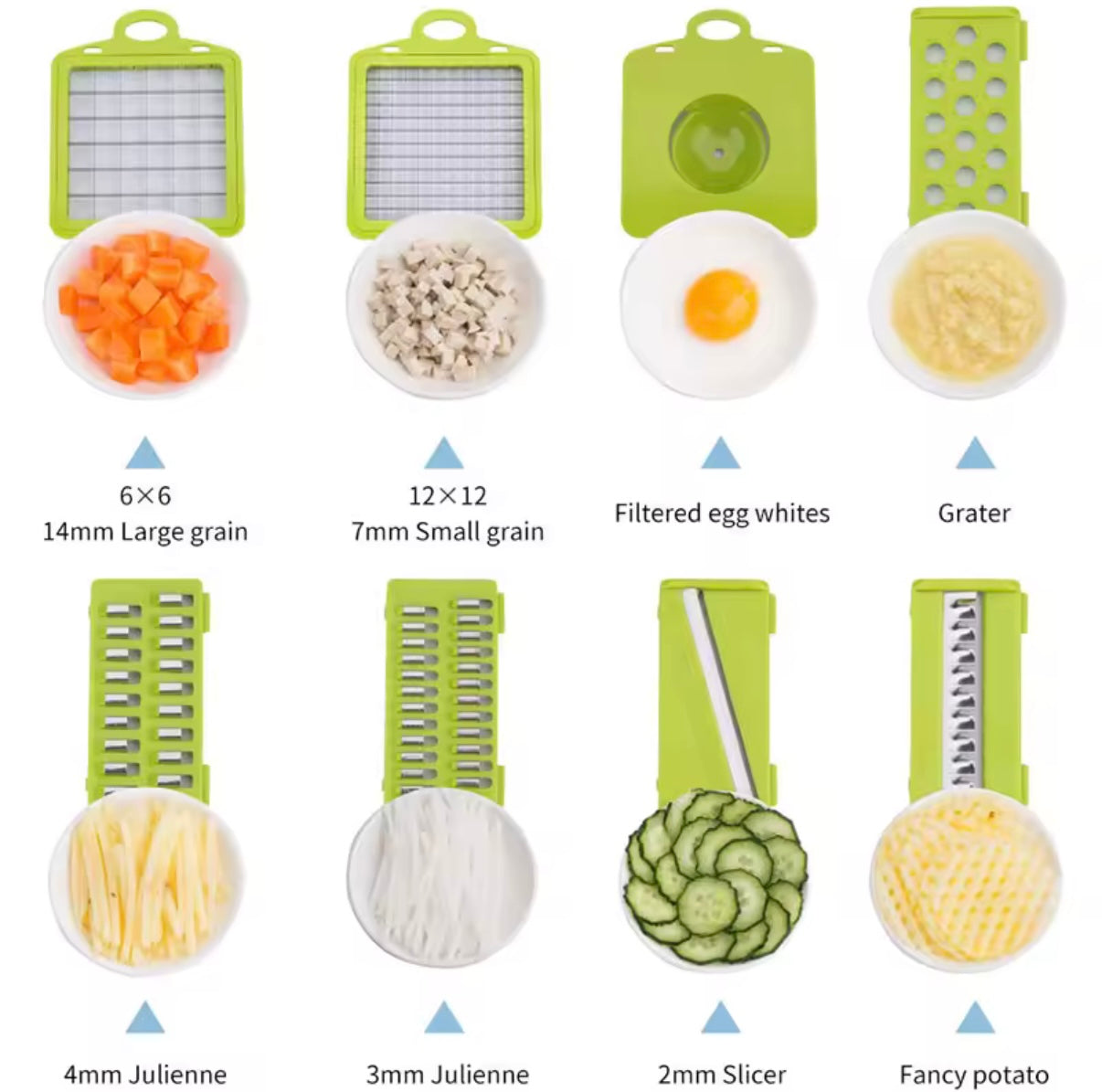 Mandolina Para Cocina, Multiusos 16 En 1.