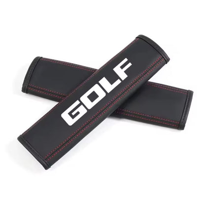 2 Pcs Leder Auto Sitz Gürtel Abdeckungen Schutz Pads für Volkswagen Golf