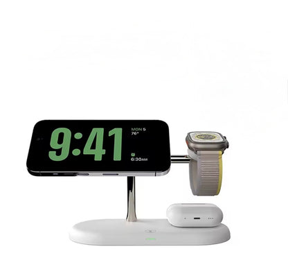 Cargador Inalámbrico 3 en 1 para iPhone, Apple Watch y AirPods