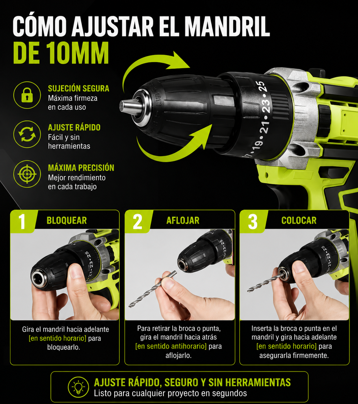 Professional 28V Cordless Impact Drill