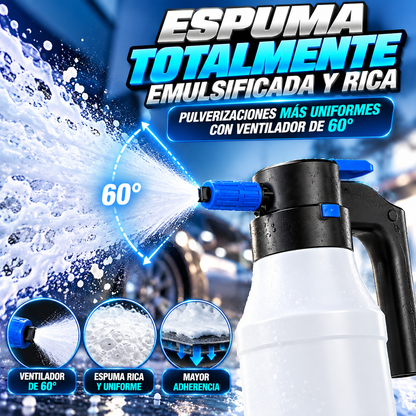 Pulverizador de Espuma Eléctrico 1,5L para Coche | Cañón de Espuma