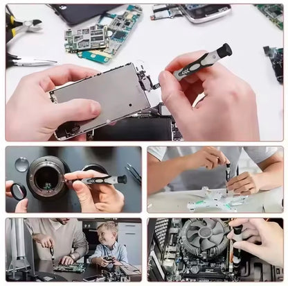 Kit de Destornilladores de Precisión 115 en 1 – Puntas Magnéticas para Electrónica y Portátiles | Profesional y Completo