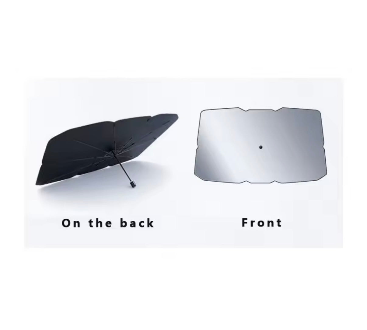 Sombrilla Parasol Coche | Protector Solar Plegable Auto