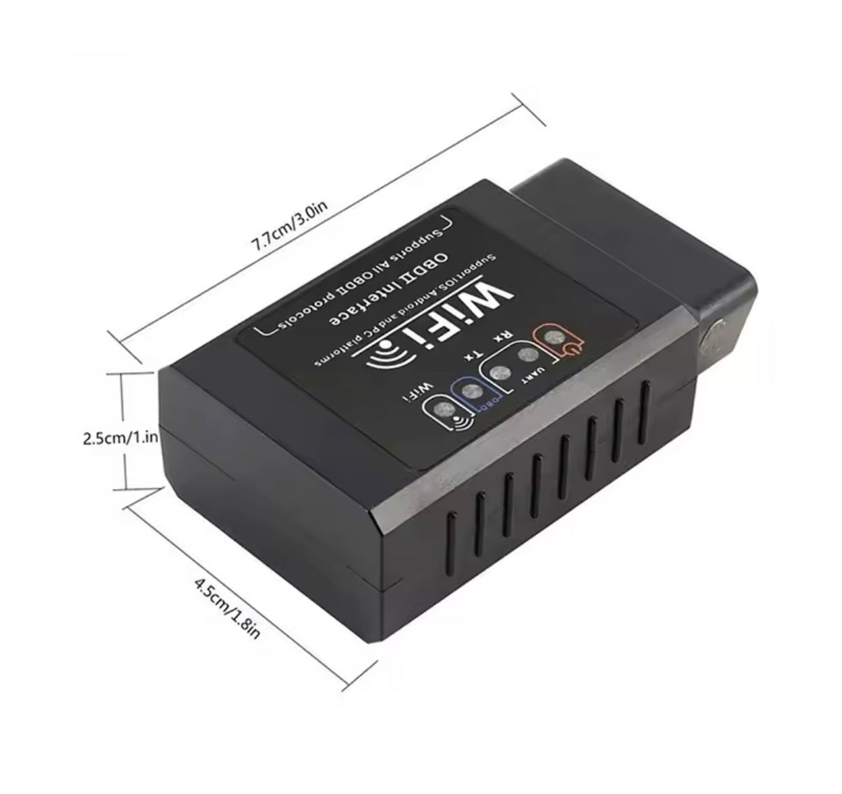 Escáner OBD2 WiFi ELM327 V1.5 para iPhone y Android – Lector y Borrador de Códigos de Error del Coche