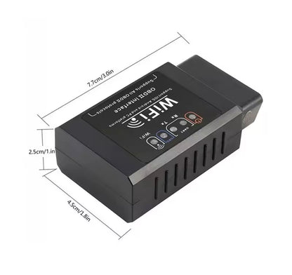 Escáner OBD2 WiFi ELM327 V1.5 para iPhone y Android – Lector y Borrador de Códigos de Error del Coche
