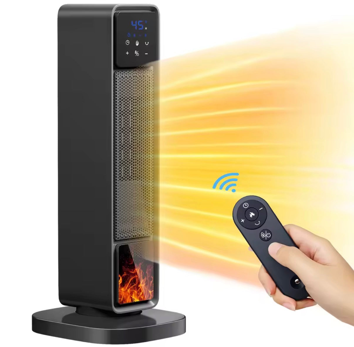 Calentador Eléctrico barato 2200W Inteligente con Pantalla Táctil y Temporizador