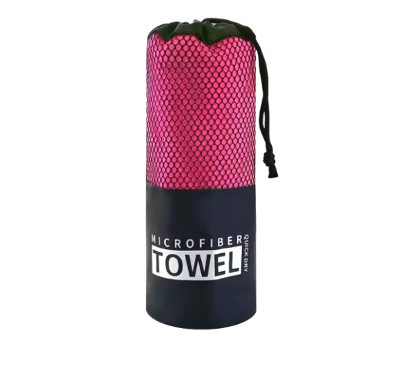 Schnelltrocknendes Mikrofaserhandtuch für den Sport.