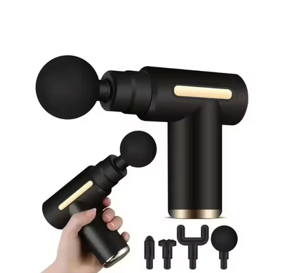 Mini-Massagepistole mit USB-C-Anschluss und Wiederaufladbarkeit. 