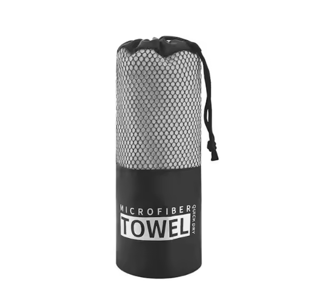 Schnelltrocknendes Mikrofaserhandtuch für den Sport.