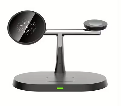 Soporte de cargador inalámbrico magnético 3 en 1.