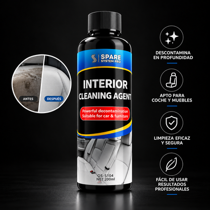 Product for cleaning vehicle interiors