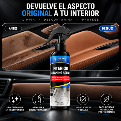 Product for cleaning vehicle interiors
