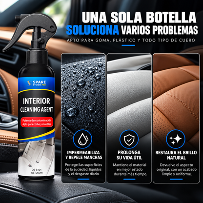 Product for cleaning vehicle interiors
