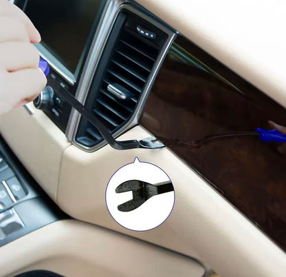 Juego de herramientas de mano para coche.