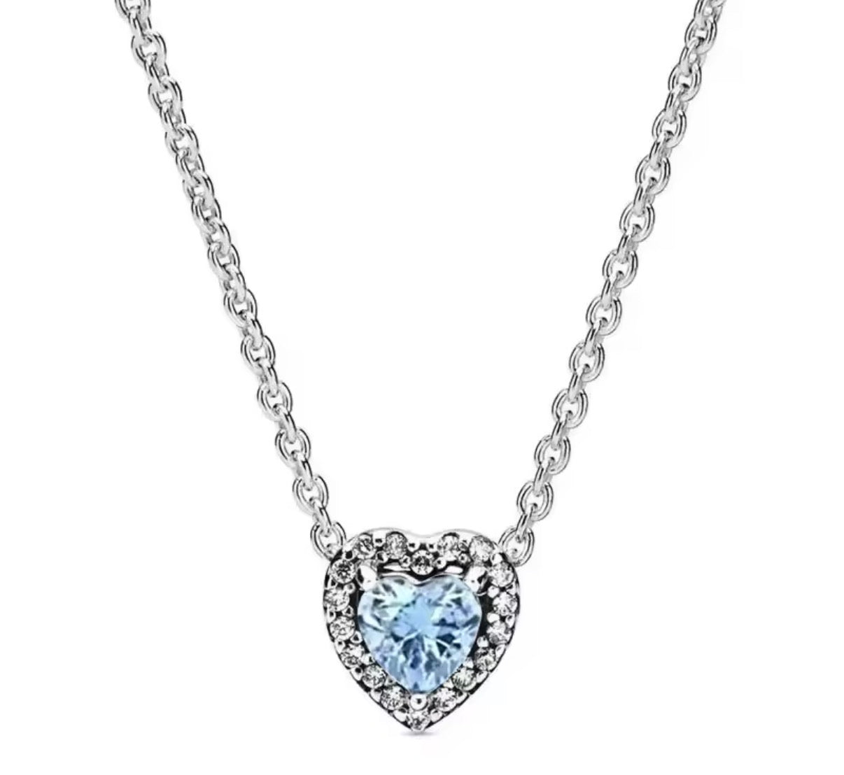 Collar Corazón Plata 925 con Dijes Brillantes | Joyería de Lujo