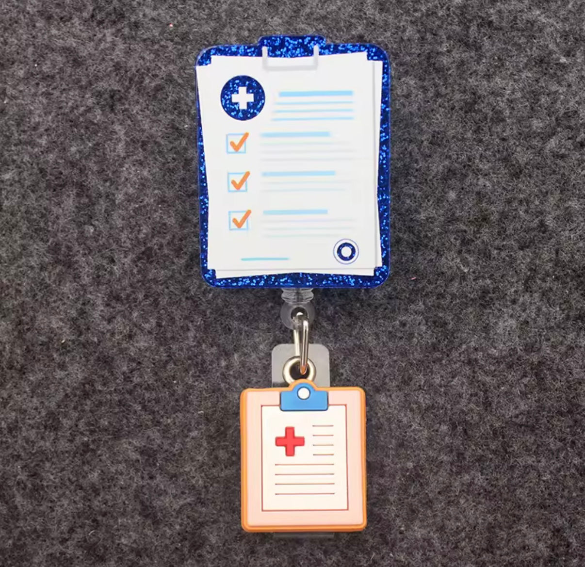 Portatarjetas retráctil, exposición, tarjeta de nombre de Enfermera