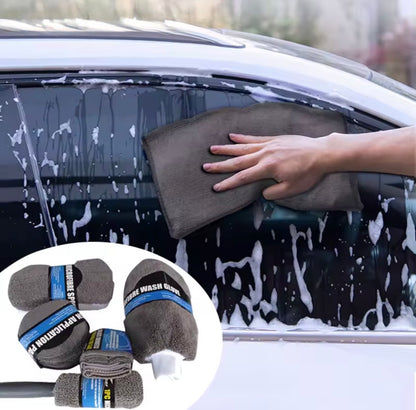 Kit de Limpieza Detailing para Coche 9 Piezas | Microfibra, Guante y Accesorios de Lavado