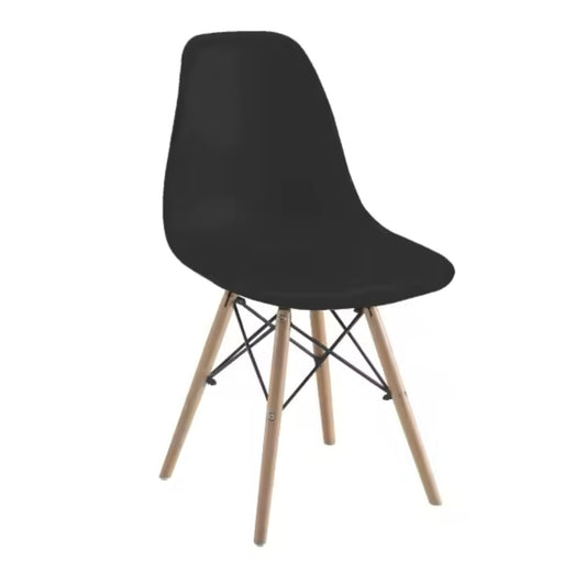 Pack de 4 sillas Dinamarca - Estilo nórdico - Patas de Madera - Varios colores.