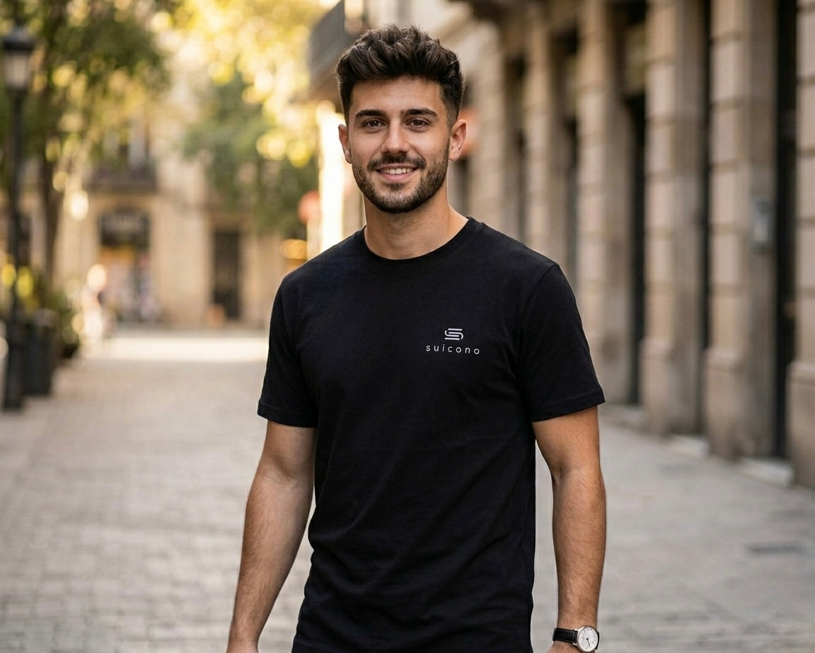 Camiseta Suicono "Driven by Passion" - Diseño Minimalista Porsche 911