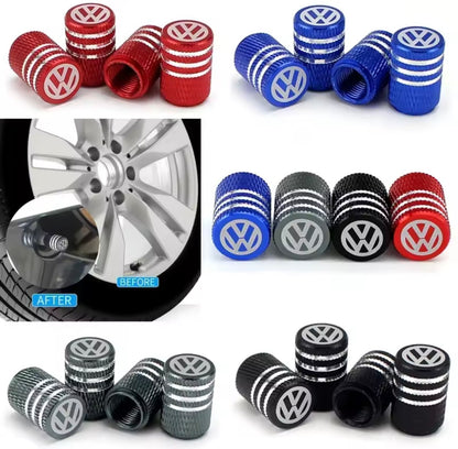 Tapas Válvula Neumático VW | Protector Llantas Golf GTI Passat