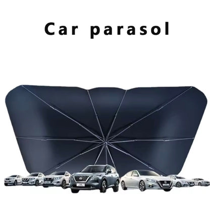 Sombrilla Parasol Coche | Protector Solar Plegable Auto