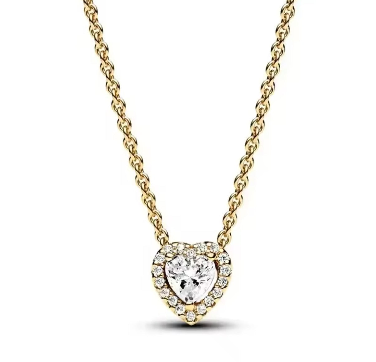 Collar Corazón Plata 925 con Dijes Brillantes | Joyería de Lujo