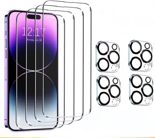 Protector de pantalla + cámaras para Iphone