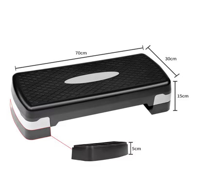 Step Aerobic con Altura Regulable | Plataforma Fitness para Casa