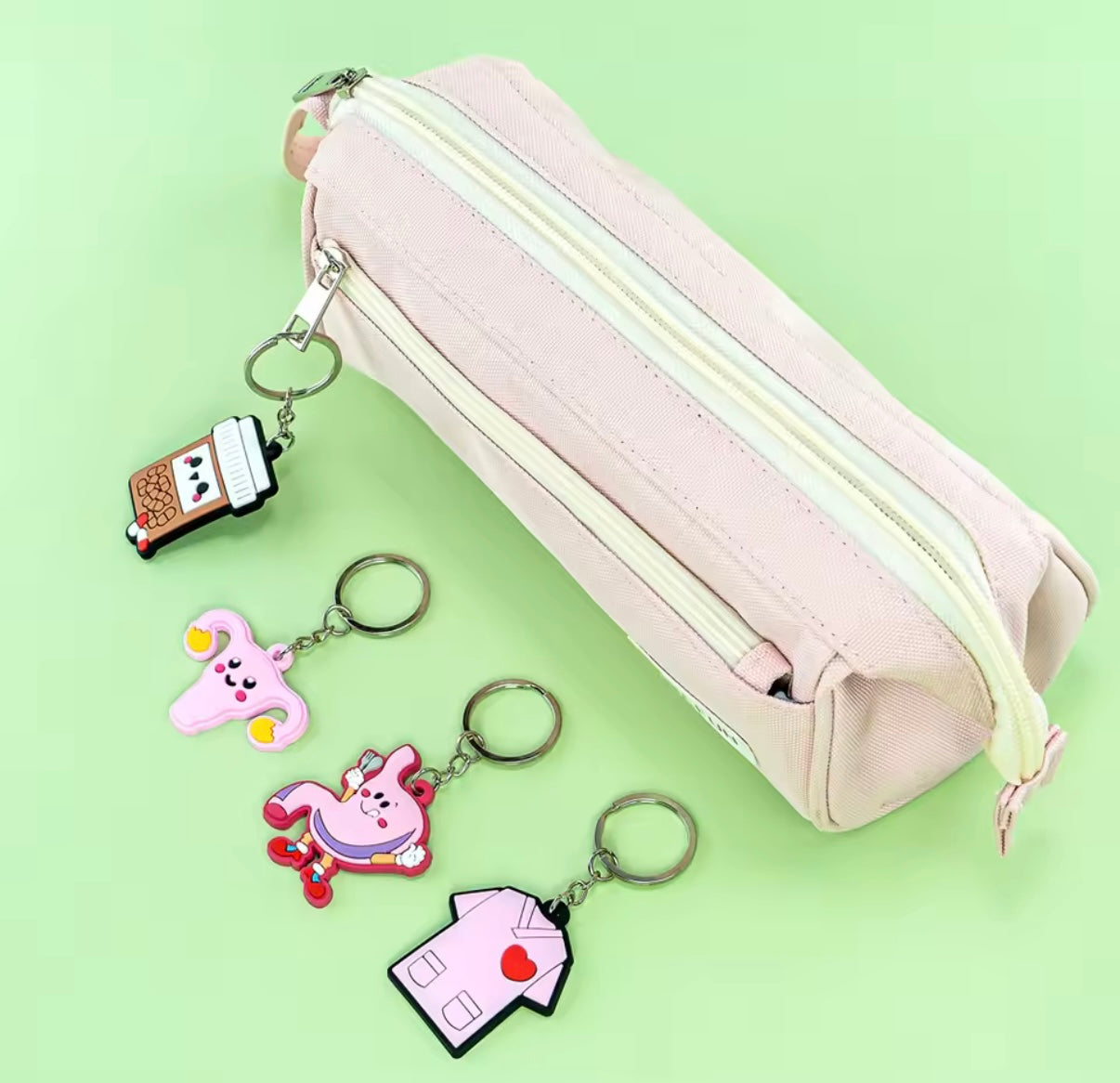 LLaveros de goma de PVC para enfermeras.