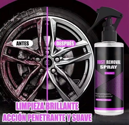 Eliminador de Partículas de Hierro para Coche | Limpiador de Llantas y Quita Óxido(300ml)