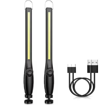 Linterna LED COB Recargable USB – Luz de Trabajo Magnética Profesional