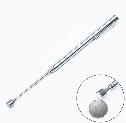 Recogedor magnético extensible portátil.