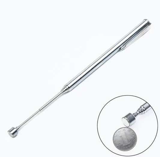 Recogedor magnético extensible portátil.