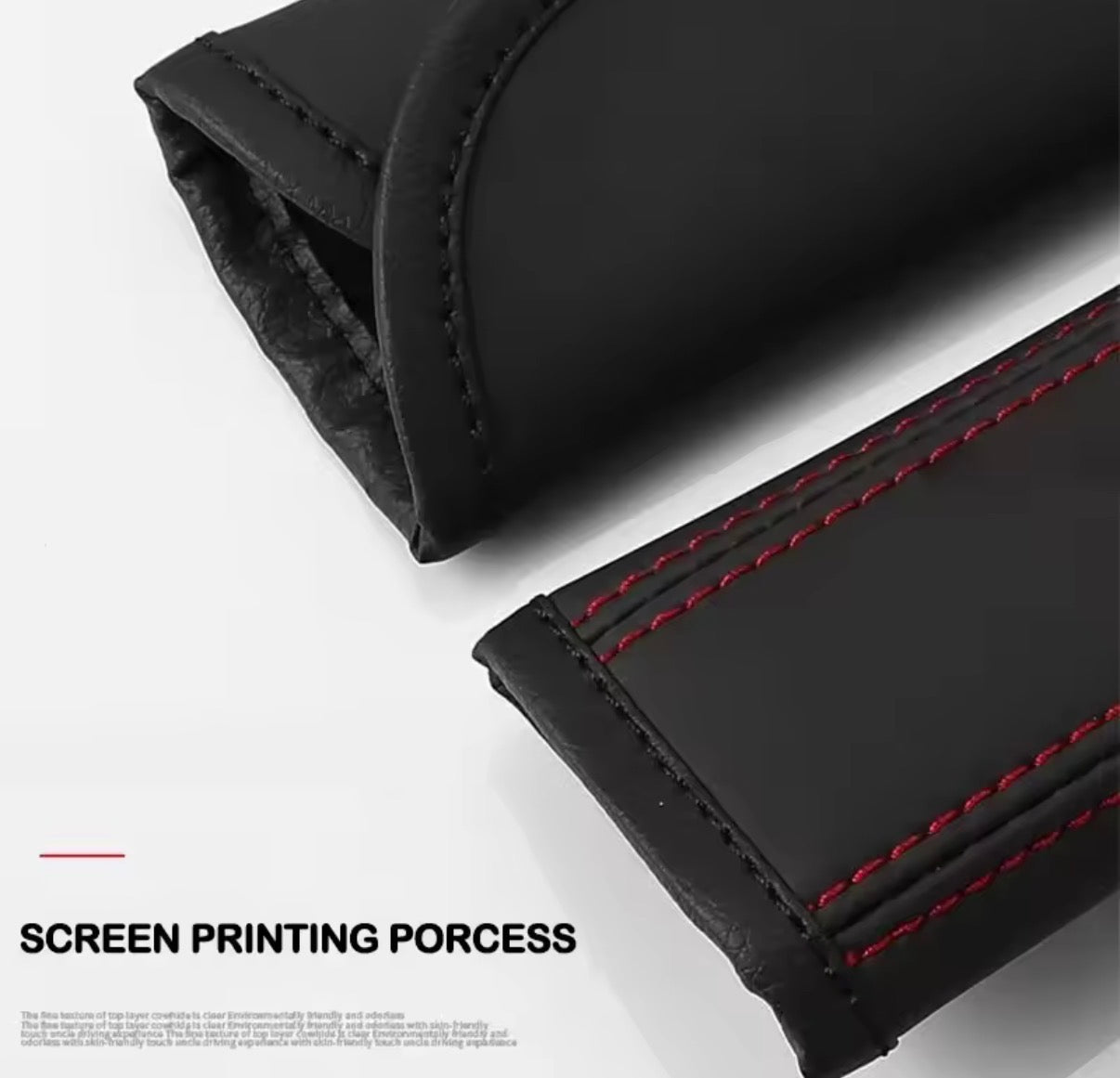 2 Fundas Cinturón de Seguridad de Cuero para Volkswagen Golf MK2–MK8 | Protectores de Hombro Coche VW