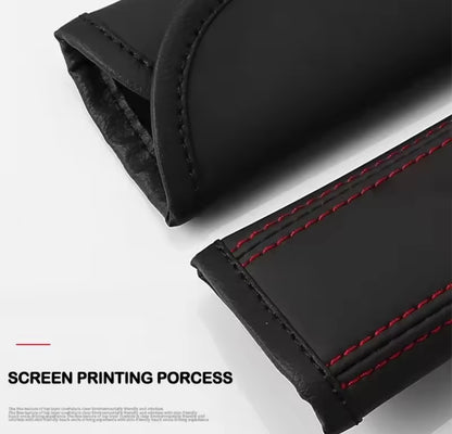 2 Fundas Cinturón de Seguridad de Cuero para Volkswagen Golf MK2–MK8 | Protectores de Hombro Coche VW