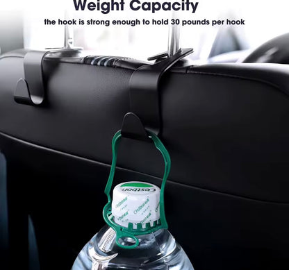 4 Haken, Organizer-Halterung für die Kopfstütze des Vordersitzes im Auto.